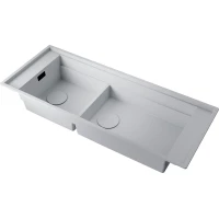 Кухонная мойка Omoikiri Artceramic Sintesi Pro 114-2-WH 4997449 114x46 см, белый