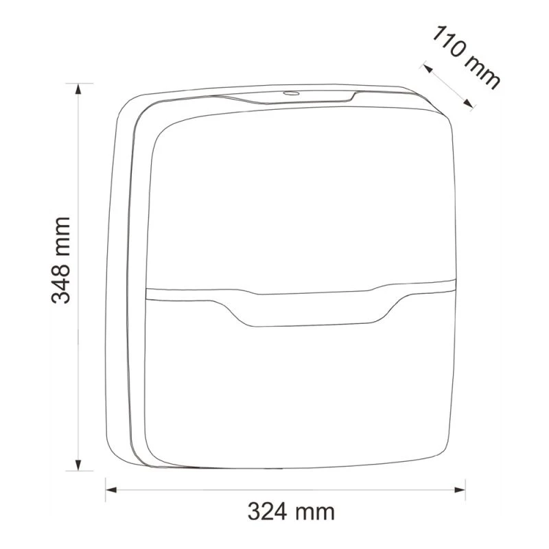 Диспенсер для бумажных полотенец Z сложения Merida Harmony AHB102