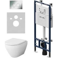 Комплект подвесной унитаз Am.Pm Spirit V2.0 + система инсталляции Am.Pm MasterFit Pro C L IS100151.701700