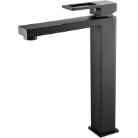 Смеситель для раковины Raffine F1196H черный матовый