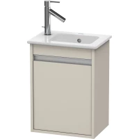 Тумба тауп матовый 40 см Duravit Ketho KT6417R9191