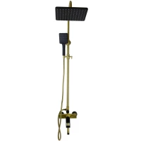 Душевая система 260x190 мм Bronze De Luxe Element EL77GB