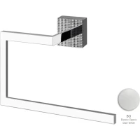 Полотенцедержатель кольцо Cezares Prizma PRIZMA-RN-BIO белый матовый