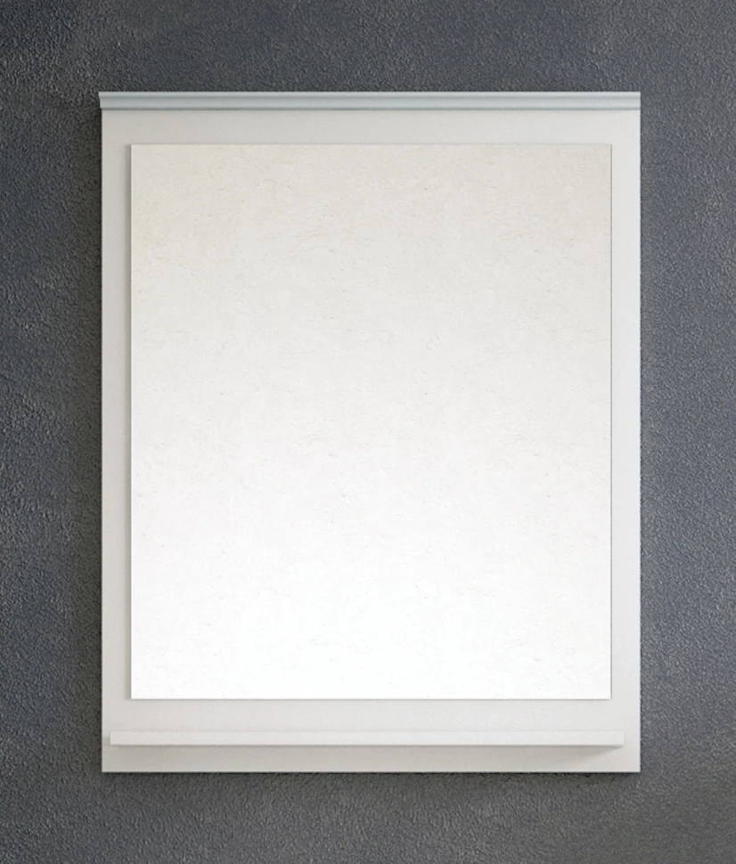 Зеркало 65x81,6 см белый глянец Corozo Блюз SD-00000002
