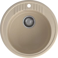 Кухонная мойка GranFest Rondo 520 52x52 см, кашемир