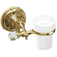 Стакан с держателем античное золото Art&Max Barocco Crystal AM-1787-Do-Ant-C