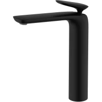 Смеситель для раковины AQUAme Como AQM6514MB без донного клапана, черный матовый