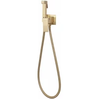 Гигиенический душ Hansberge Cubito H3077MG со смесителем, золотой матовый