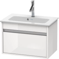 Тумба белый глянец 60 см Duravit Ketho KT642202222