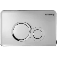 Кнопка смыва Bettoserb Twin 40006464 для инсталляции, хром