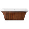 Акриловая ванна 160,5х77 см Lagard Evora Brown Wood lgd-evr-bw - 4