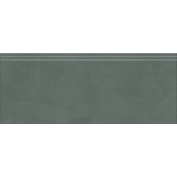 Плинтус Чементо зелёный матовый обрезной 30x12