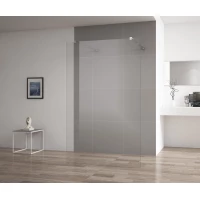 Неподвижная перегородка 140 см Cezares LIBERTA-L-2-140-C-Cr прозрачное