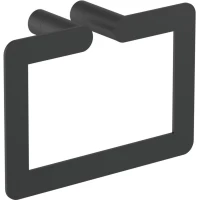 Полотенцедержатель кольцо Nofer Verona 16880.N черный матовый