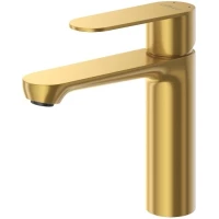 Смеситель для раковины Cezares Stylus STYLUS-LS-BORO с донным клапаном, золотой матовый