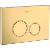 Кнопка смыва Boheme 658 для инсталляции, золотой