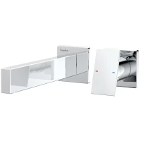 Смеситель для раковины Teska Alax E5306 встраиваемый, без донного клапана, хром