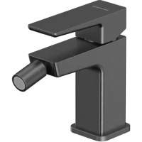 Смеситель для биде Whitecross X X1420GM без донного клапана, оружейная сталь