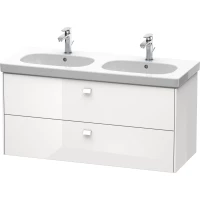 Тумба белый глянец 117 см Duravit Brioso BR414802222