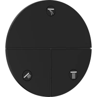 Переключатель на 3 положения Hansgrohe ShowerSelect Comfort S 15558670 черный матовый