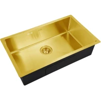 Кухонная мойка Zorg SZR-7444 BRONZE 74x44 см, бронза