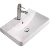 Раковина CeramaLux 9595-50 50,5x35 см, накладная, белый