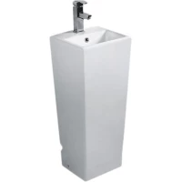 Раковина CeramaLux NB147 34x33,5 см, напольная, белый