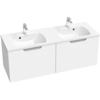 Тумба белый глянец/серый 130 см Ravak SD Classic II 1300 X000001483