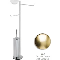 Комплект для туалета Stil Haus Hashi 971(18) напольный, золотой матовый