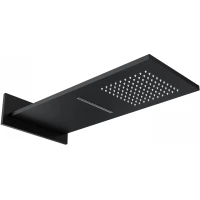 Верхний душ Wonzon & Woghand WW-HS101-MB 230 мм, черный матовый