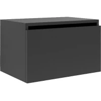 Тумба Armadi Art Flat 897-060-A mat 60 см, подвесная, антрацит матовый