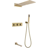 Душевой комплект 555x230 мм Abber Daheim AF8253G