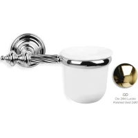Стакан для зубных щеток Stil Haus Giunone G10(16) настенный, золотой