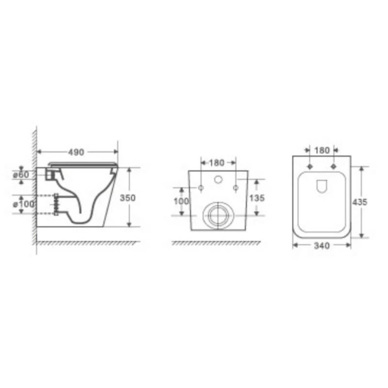 Комплект подвесной унитаз WeltWasser Gelbach 004MT-BL 10000003748 + система инсталляции Geberit 111.362.00.5 + 115.882.DW.1