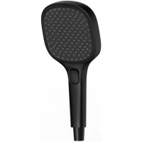 Душевая лейка Raglo R450.51.06 122 мм, 3 режима, черный матовый