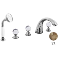 Смеситель на борт ванны Rav Slezak BRILLIANCE169.5PSM