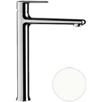 Смеситель для раковины Remer Vanity V11LBO без донного клапана, белый матовый