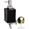 Дозатор для жидкого мыла Stil Haus Prisma PR30(16-NE) настенный, золотой/черный - 1