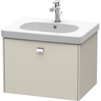 Тумба тауп матовый 62 см Duravit Brioso BR404501091