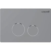 Кнопка смыва Creavit Terra GP9003.00 для инсталляции, матовый хром