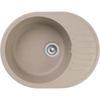 Кухонная мойка GranFest Quarz 58 61,7x48 см, песочный