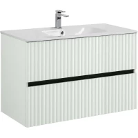 Тумба под раковину Art&Max Torino AM-TORINO-900-2C-SO-LO-P 90 см, подвесная, лотос матовый