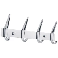 Планка с крючками Veragio Gifortes Cromo VR.GFT-9074.CR для ванны, хром