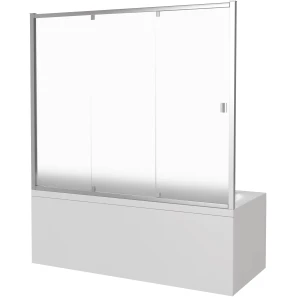 Изображение товара шторка для ванны 130 см good door screen wtw-130-g-ch grape