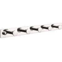 Планка с крючками AltroBagno RH 081009-5 для ванны, хром