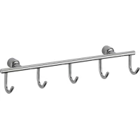 Планка с крючками Savol S-005255 для ванны, хром