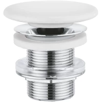 Донный клапан для раковины Grohe Airio 49623000 без перелива, альпийский белый