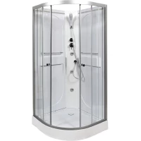 Душевая кабина 100x100x200 см Deto L601NGM прозрачное