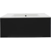 Тумба под раковину Uperwood Parma Premium 3930205467 85,4 см, подвесная, черный матовый