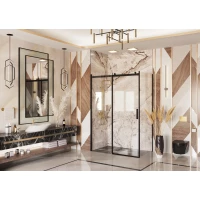 Душевой уголок 160x110 см Ambassador Benefit 19021205HB-110HB прозрачное